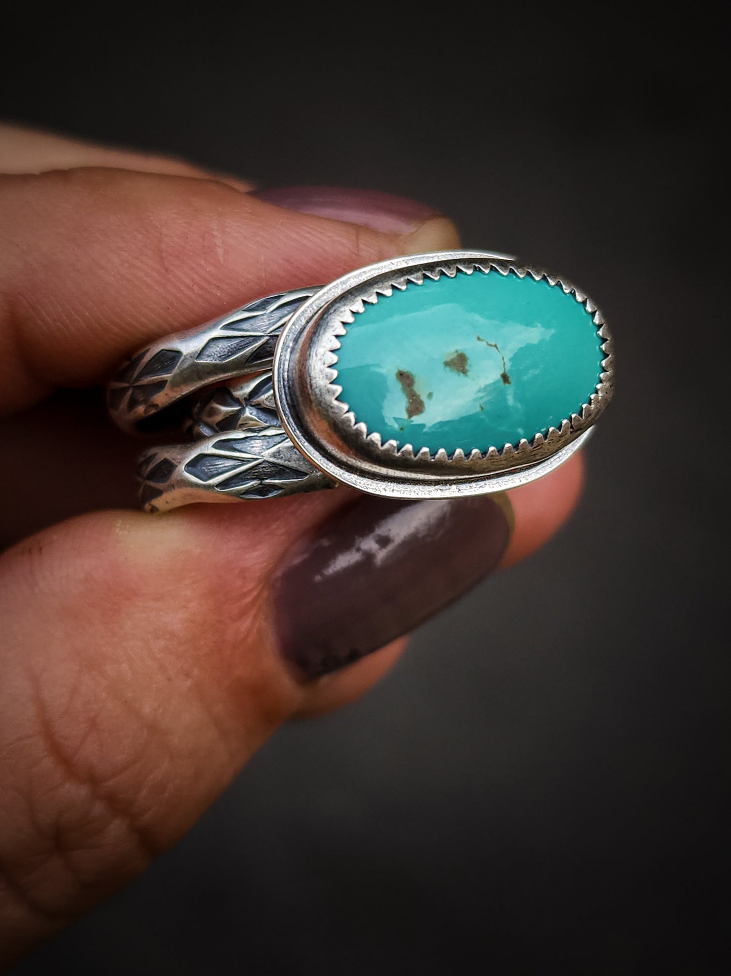 Stamped Stacking Ring no.4 || 10