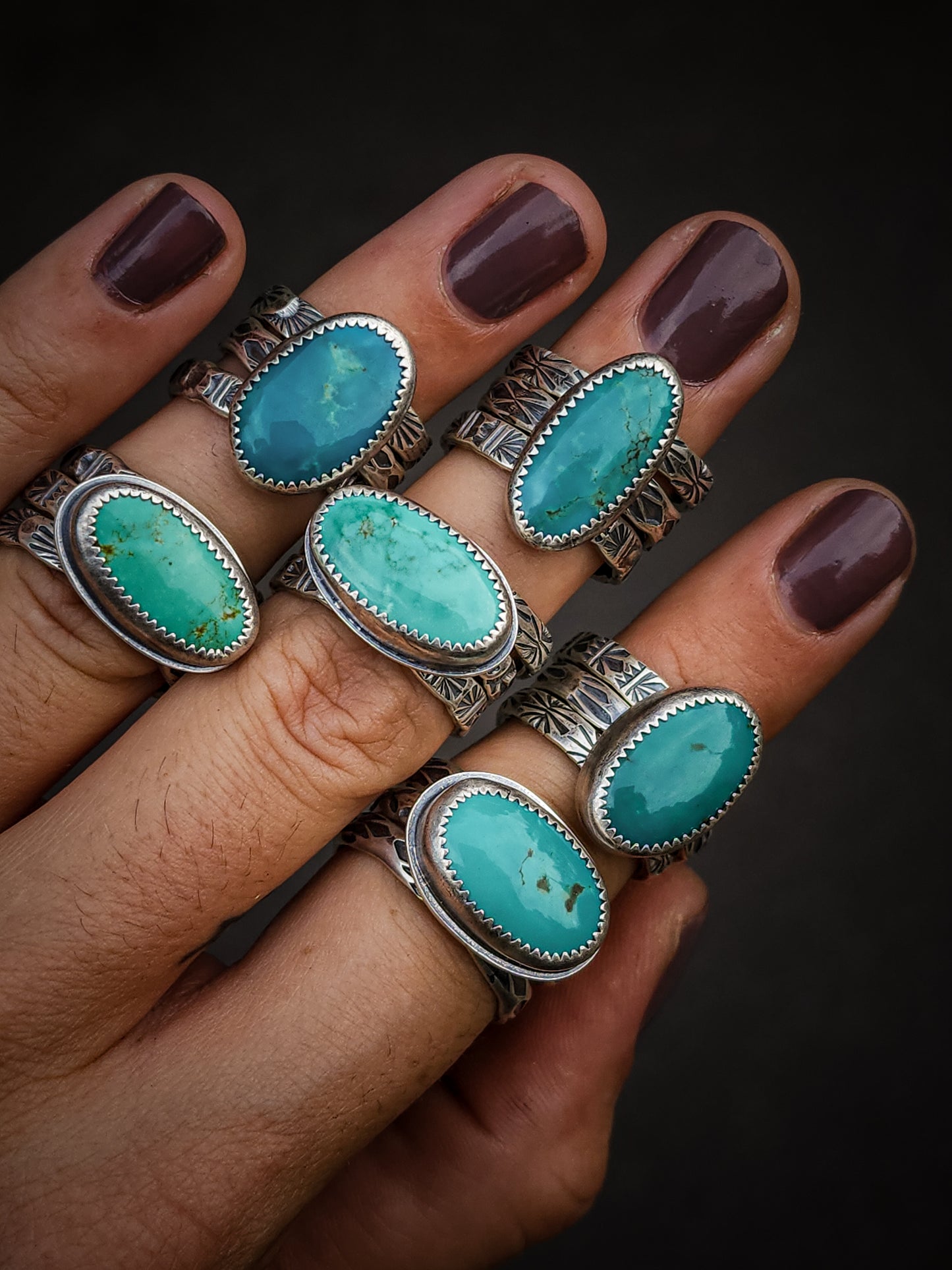 Stamped Stacking Ring no.3 || 8.25