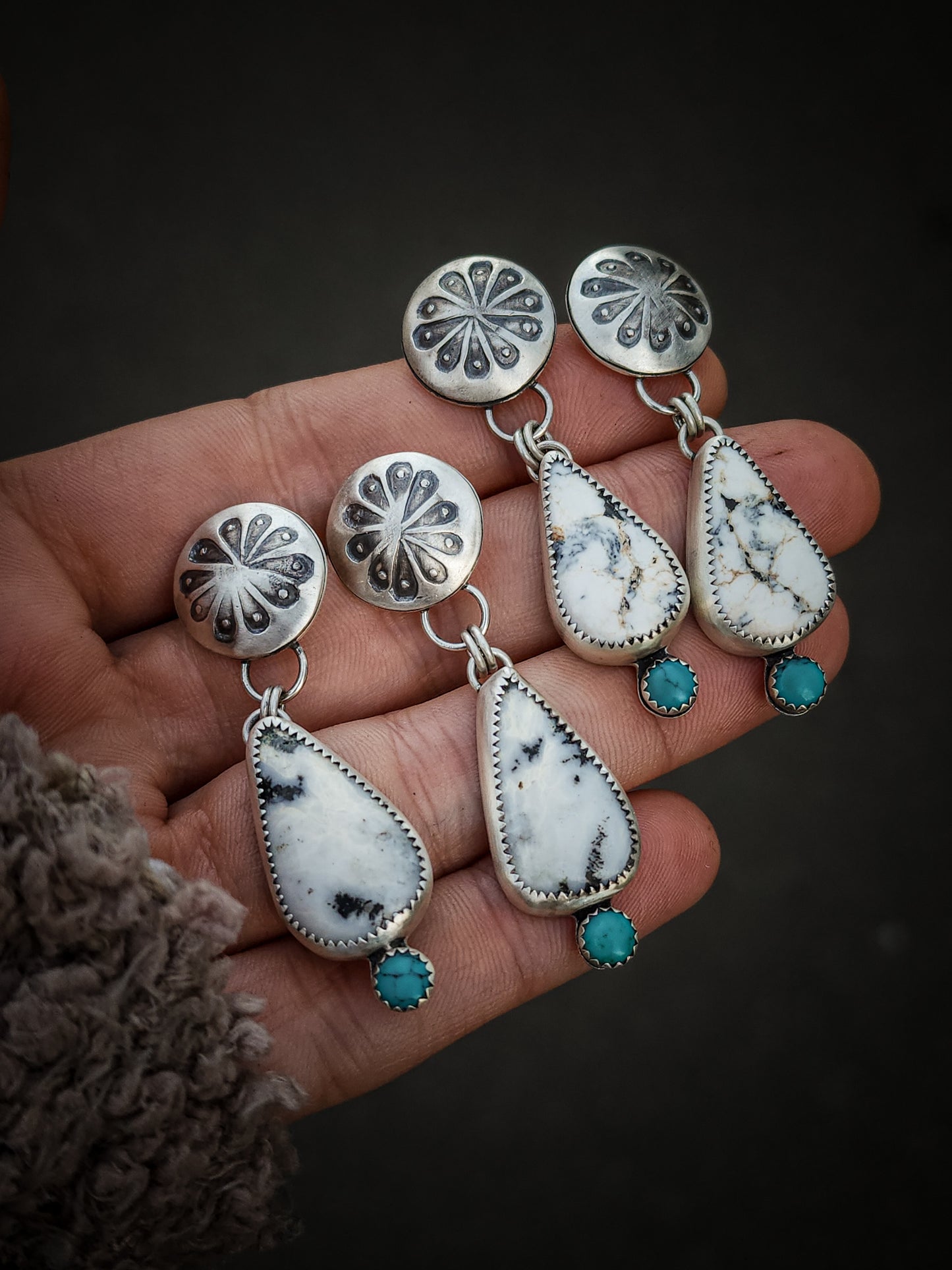 Bluebird Dangle Stud Earrings no.1