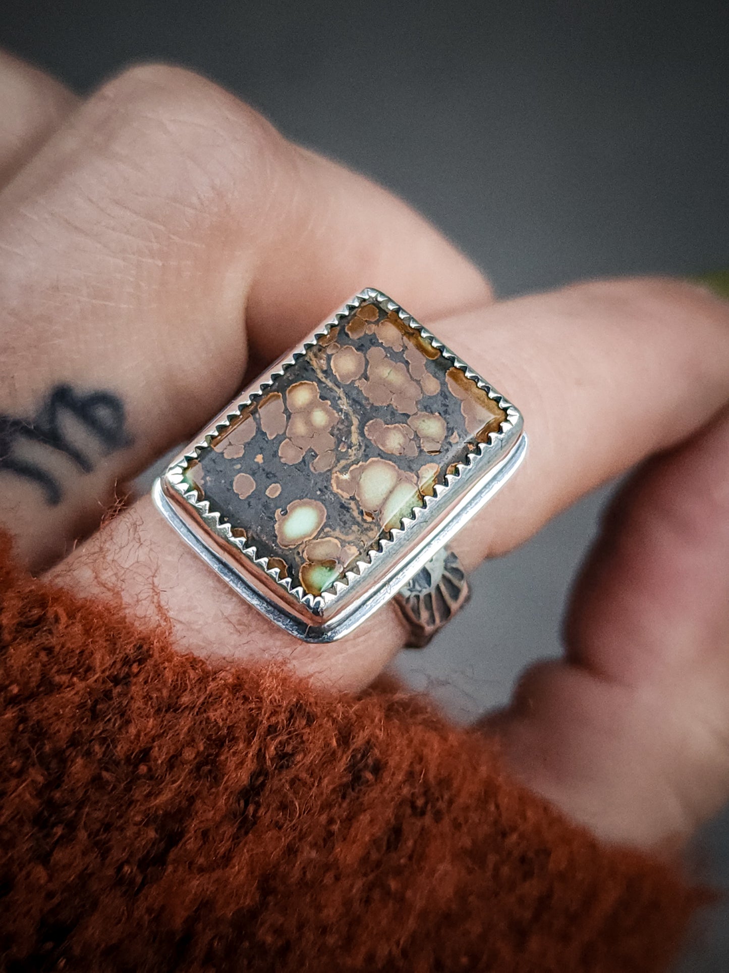 XxtraThicc Stamped Ring no.3 || 9.5