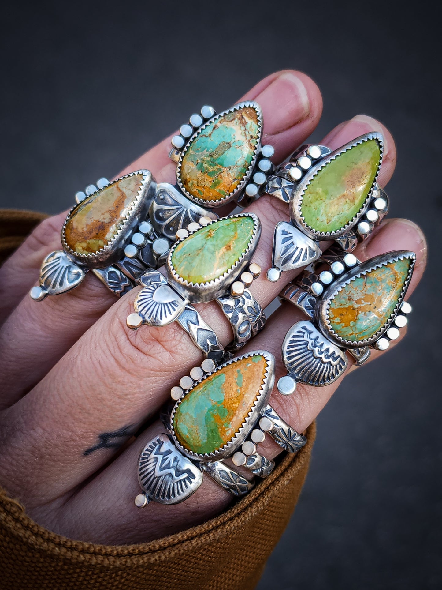 Conic Stamped Stackers no.4 || 7