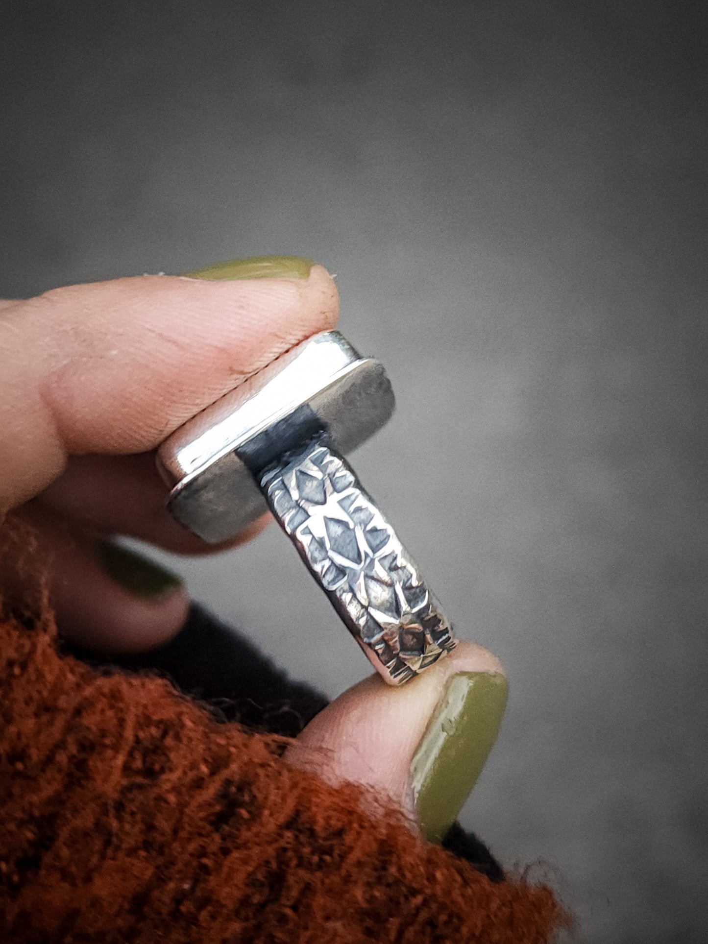 XxtraThicc Stamped Ring no.2 || 7.5