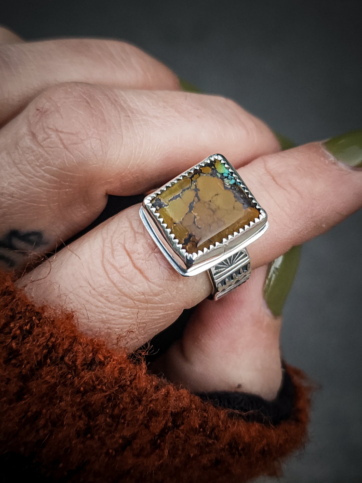 XxtraThicc Stamped Ring no.4 || 7.5