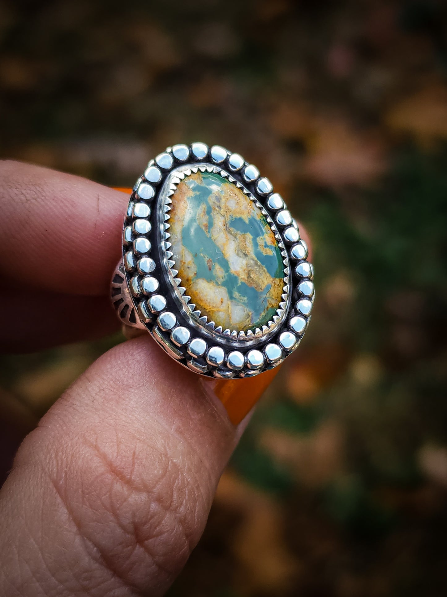 Autumn Flower Ring no.1 || 6.25