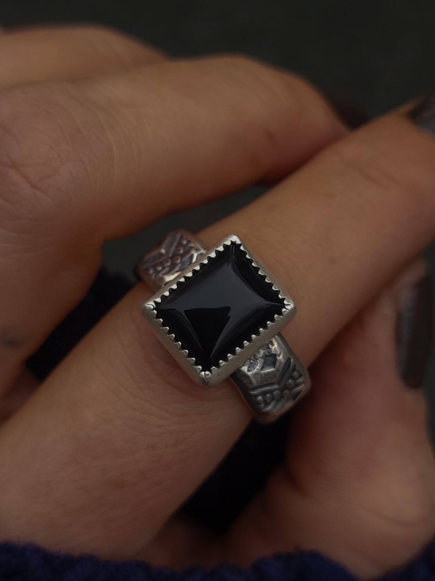 XxtraThicc Stamped Ring no.2 || 9