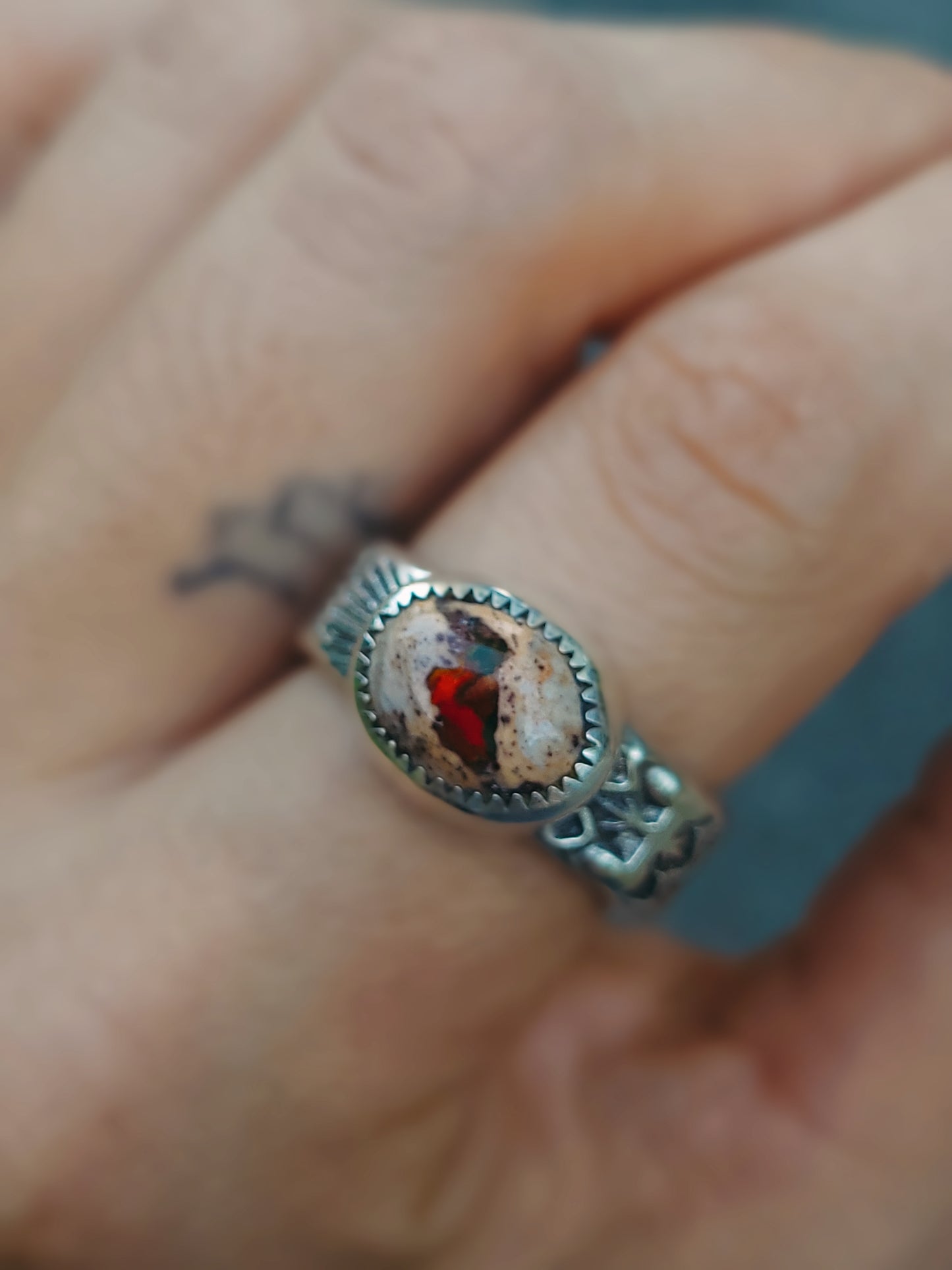 Xxtrathicc Stamped Ring no.2 || 9.5