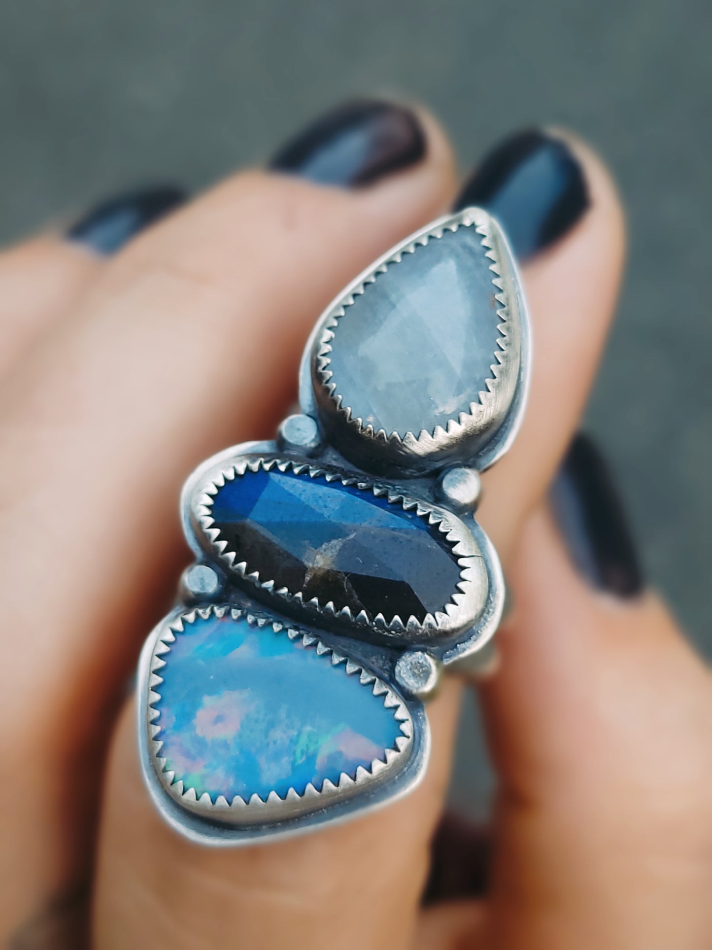 Triple Statement Ring no.2 || 6.5