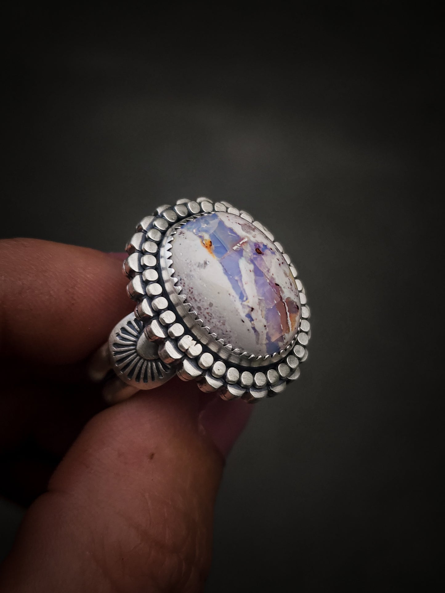 Flower Opal Ring no.3 || 9.5