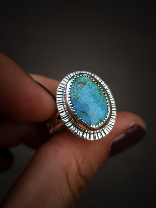 Turquoise Ring no.2 || 9.75