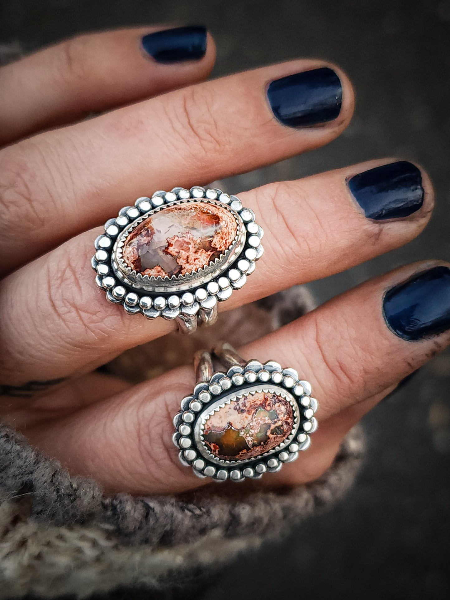 Winter Flower Ring no.2 || 7