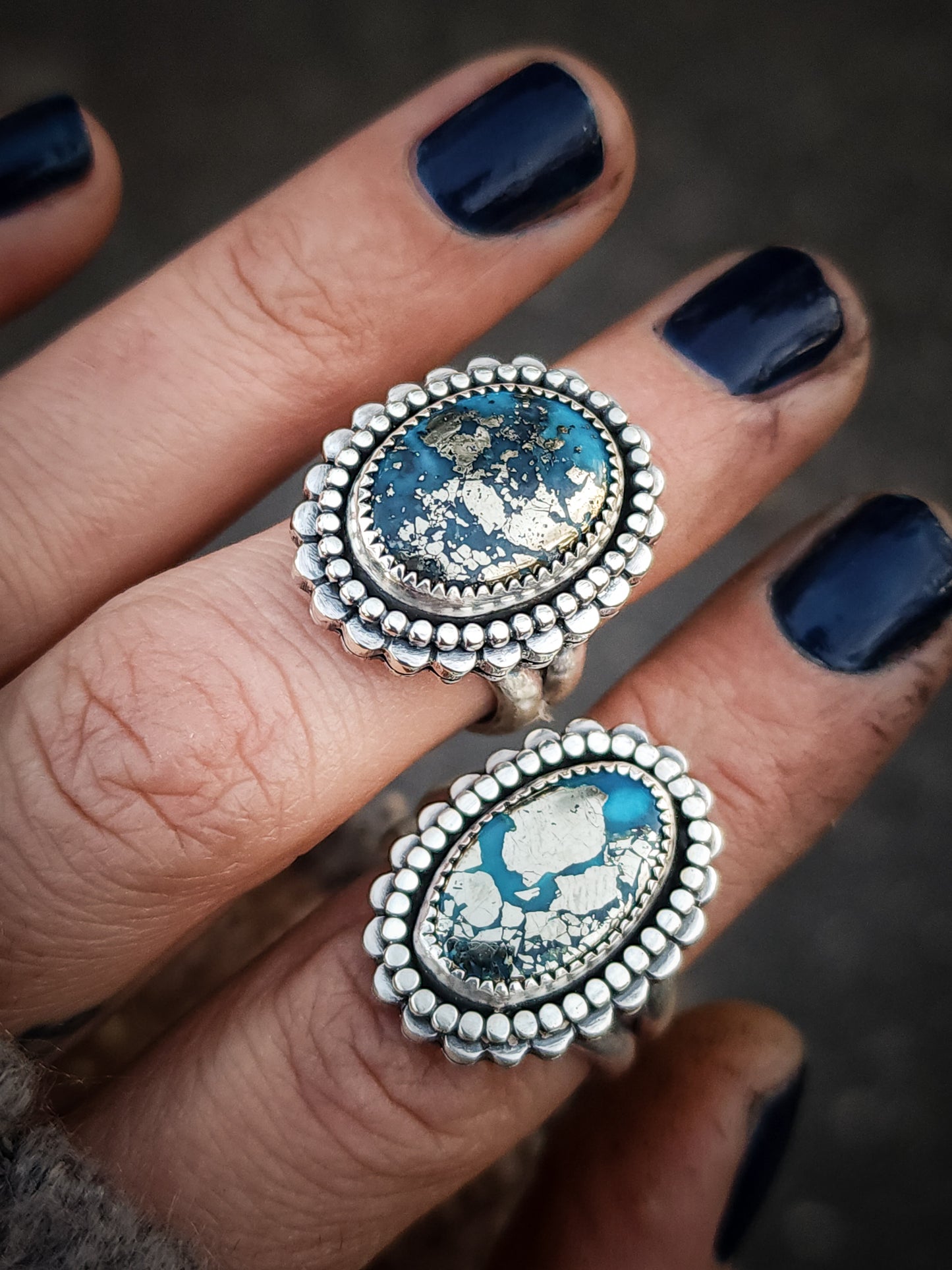 Winter Flower Ring no.3 || 8.75