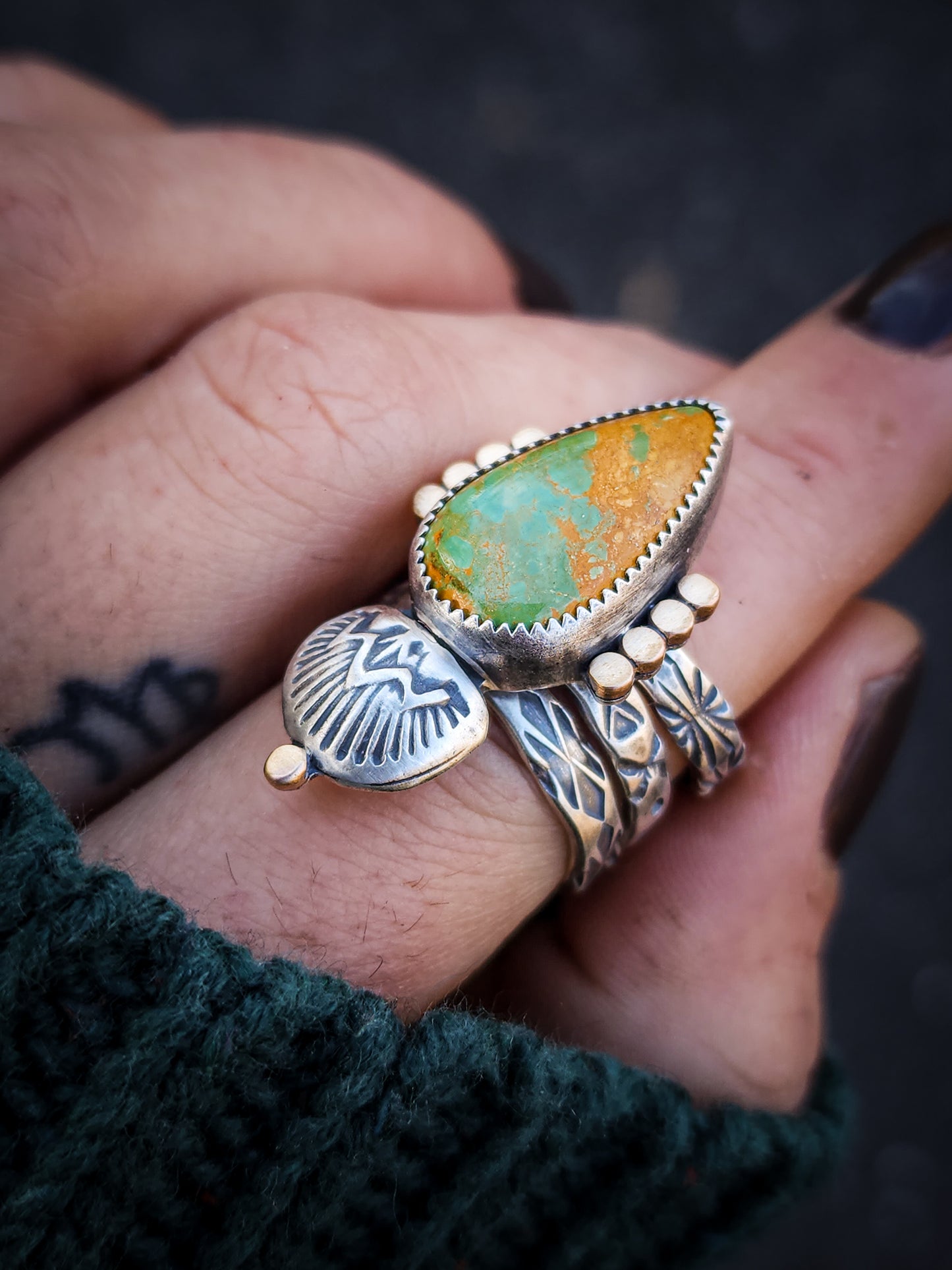 Conic Stamped Stackers no.6 || 9