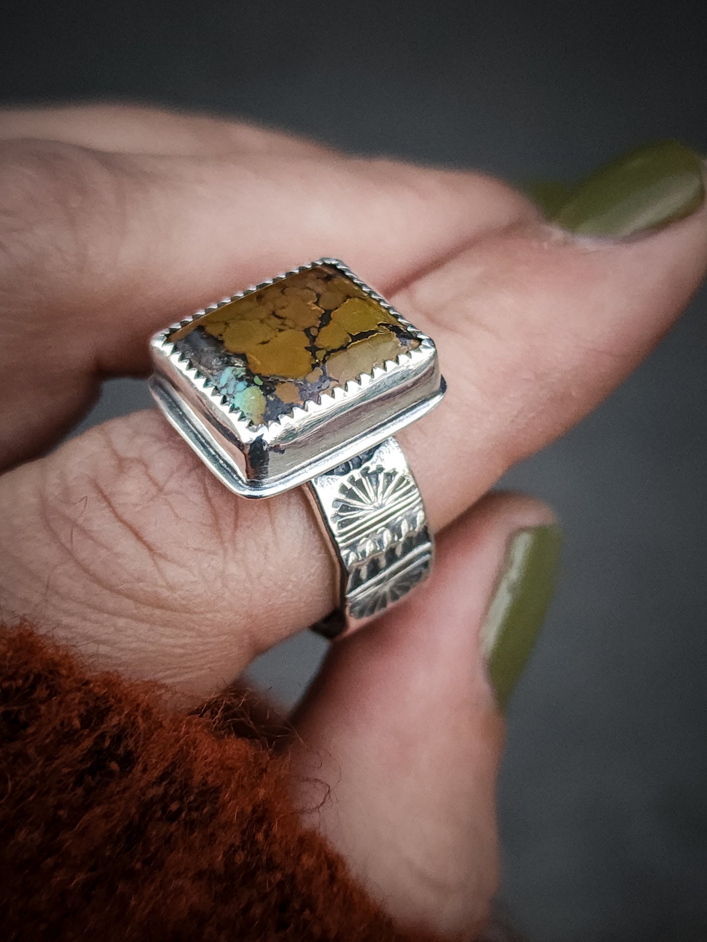 XxtraThicc Stamped Ring no.4 || 7.5