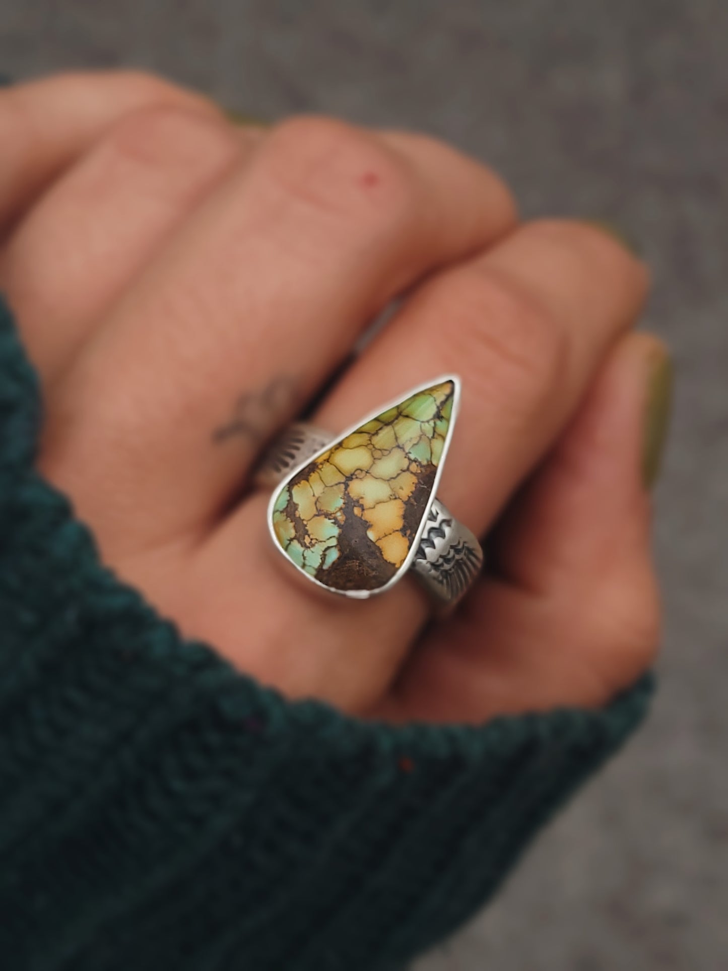 XTRATHICC Stamped Ring no.5 || 9.5